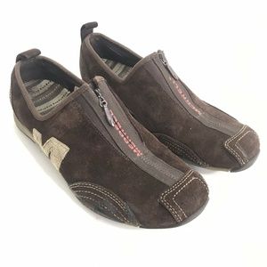 Merrell Barrado Suede Leather Chestnut Sneakers *